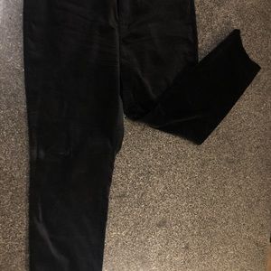 Black Velvet Pants